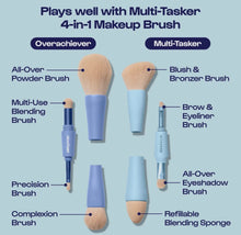 Load image into Gallery viewer, Overachieve 4 in 1 Makeup Brush
