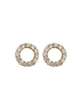 Load image into Gallery viewer, Pave O Stud Earrings
