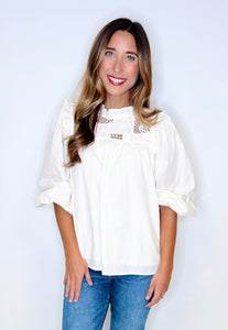 Lola Cream Top