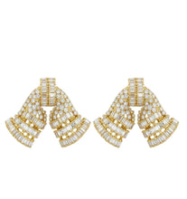 Load image into Gallery viewer, Fete Gold Bow Earrings
