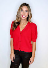 Load image into Gallery viewer, Janae Red Cardigan
