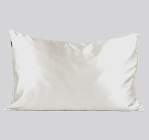 Ivory Satin Pillowcase