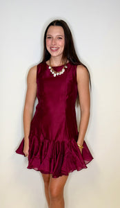 Godet Mini Dress