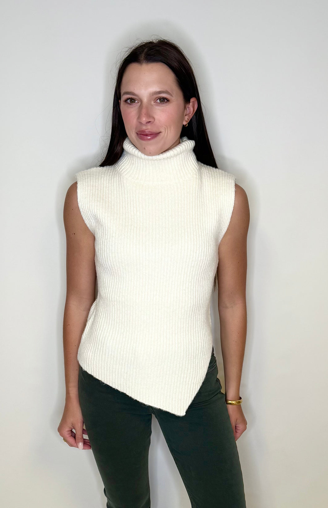 Asymmetrical Sweater Vest