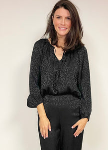 Sara Tonal Print Top