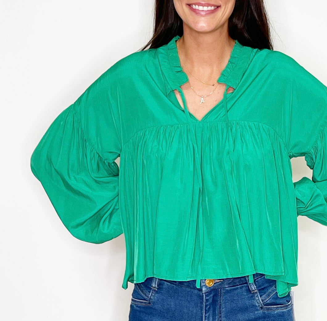Silky Babydoll Top