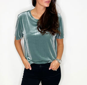 Simone Velvet Top