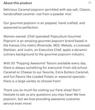 Load image into Gallery viewer, Sea Salt Caramel Popcorn
