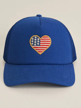 Load image into Gallery viewer, Flag Heart Hat
