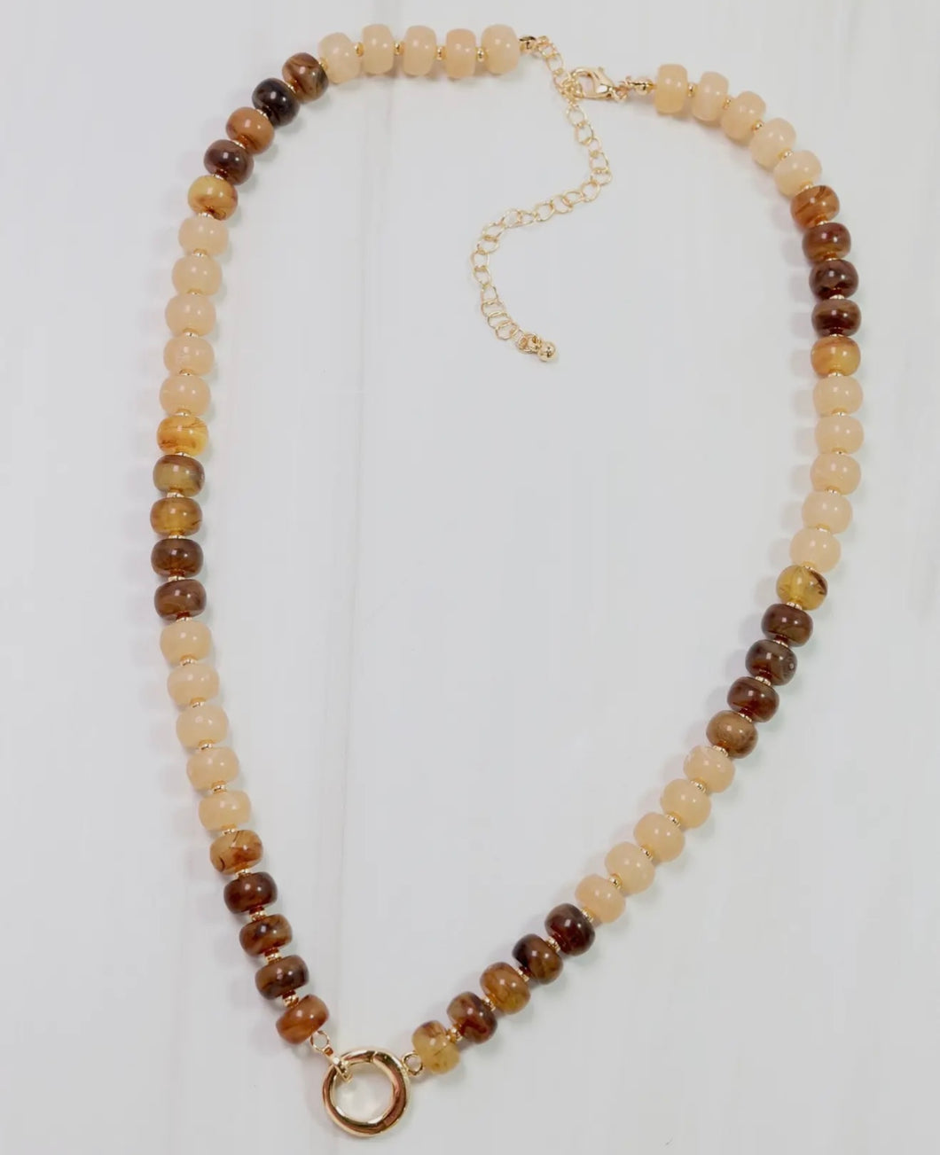 Tiara Brown Necklace