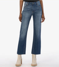 Load image into Gallery viewer, Kelsey Crop Inset Flare Jeans
