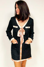 Load image into Gallery viewer, Tweed Bow Dress
