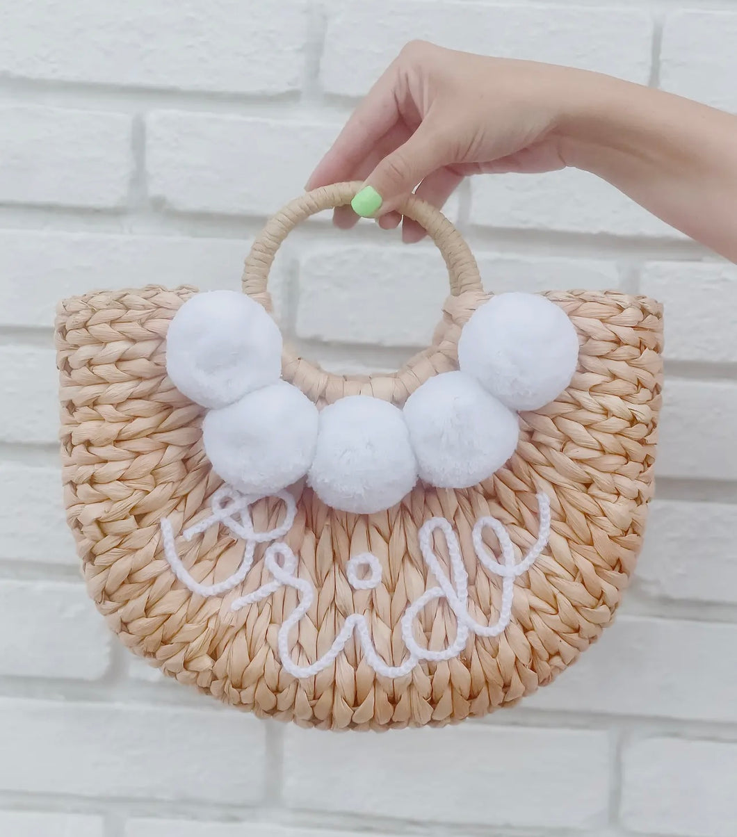 Bride Straw Bag