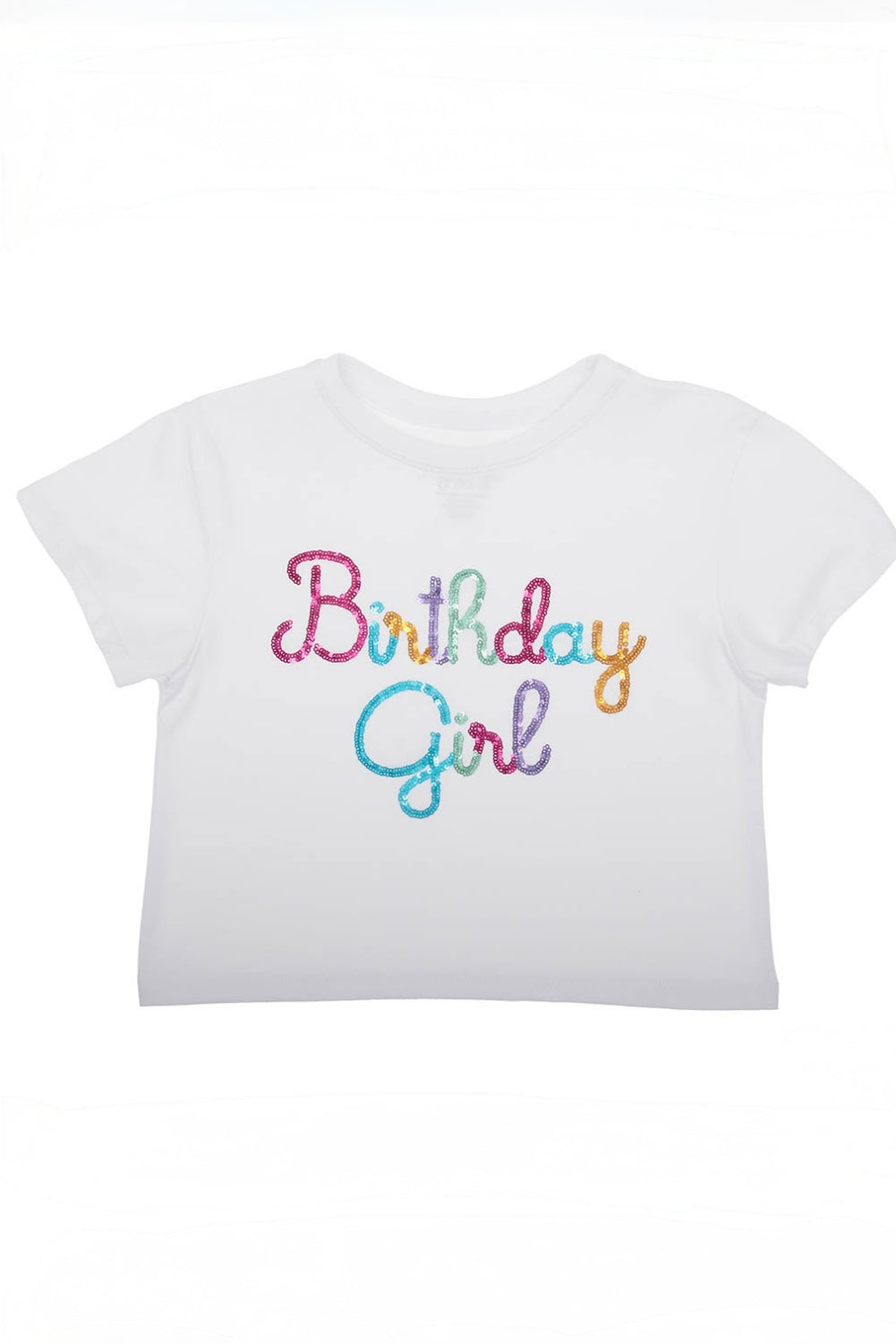 Birthday Girl Sequin Tee