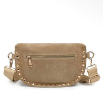 Load image into Gallery viewer, Gizelle Suede Tan Bag
