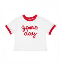 Load image into Gallery viewer, Girl&#39;s Red Game Day Tee
