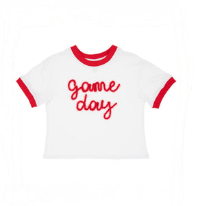 Girl's Red Game Day Tee