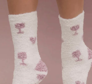 Plush Wine Socks