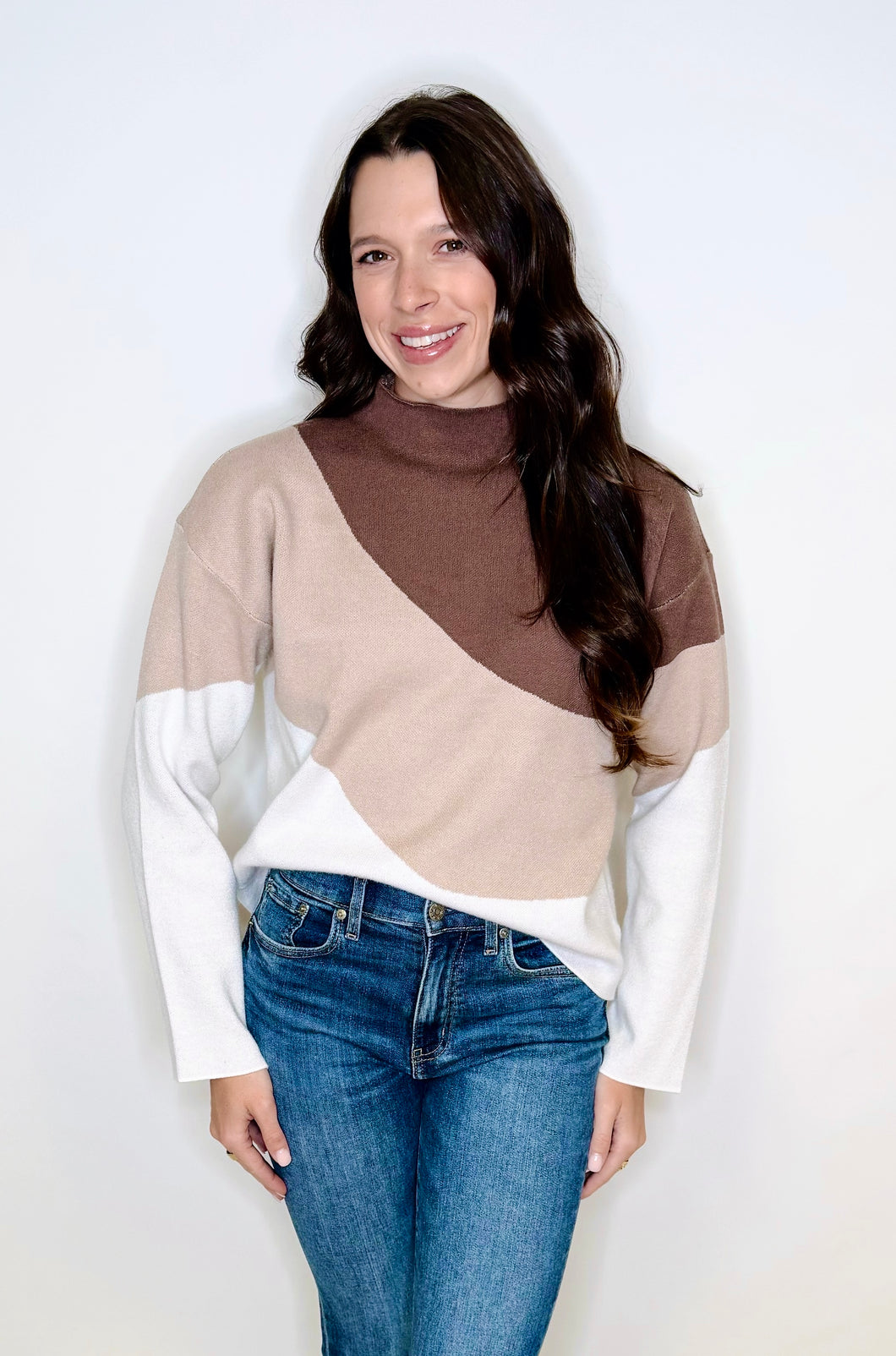 Colorblock Sweater