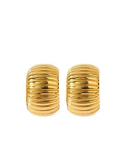 Load image into Gallery viewer, Cobra Hoop Earrings
