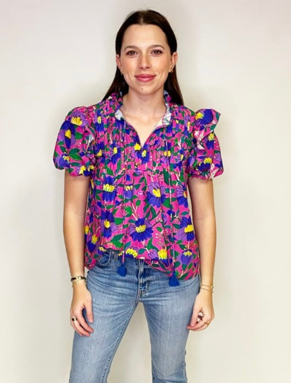 Nora Floral Top