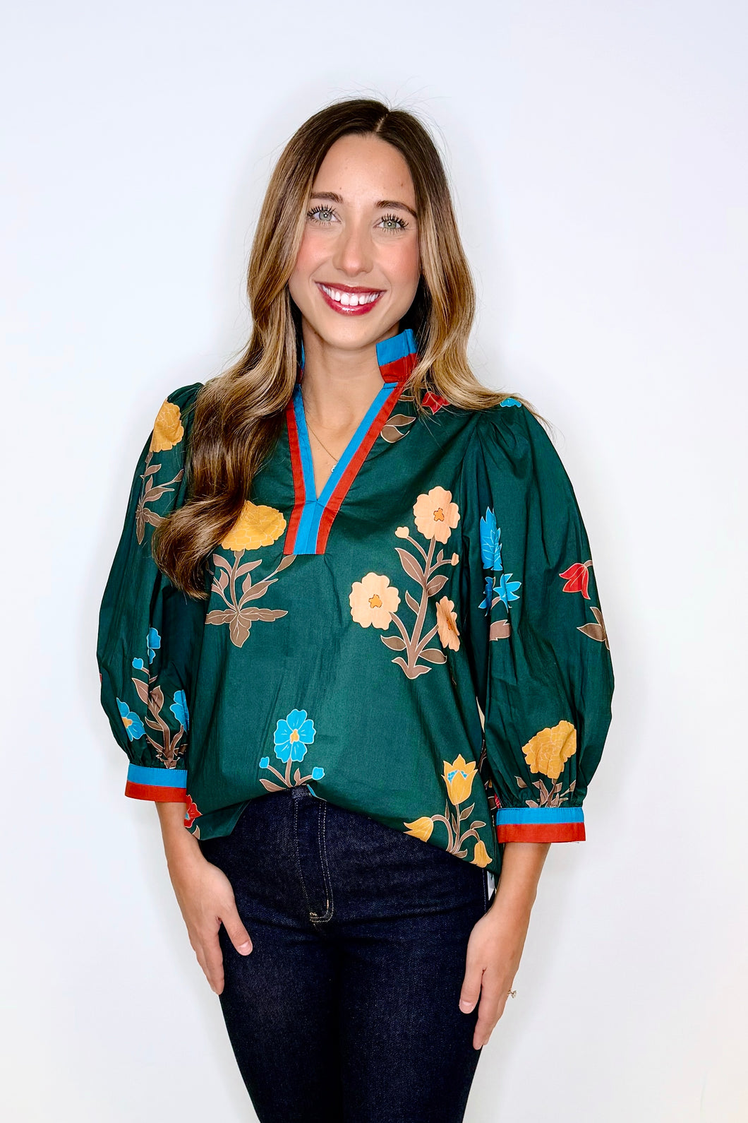 Jen Floral Top