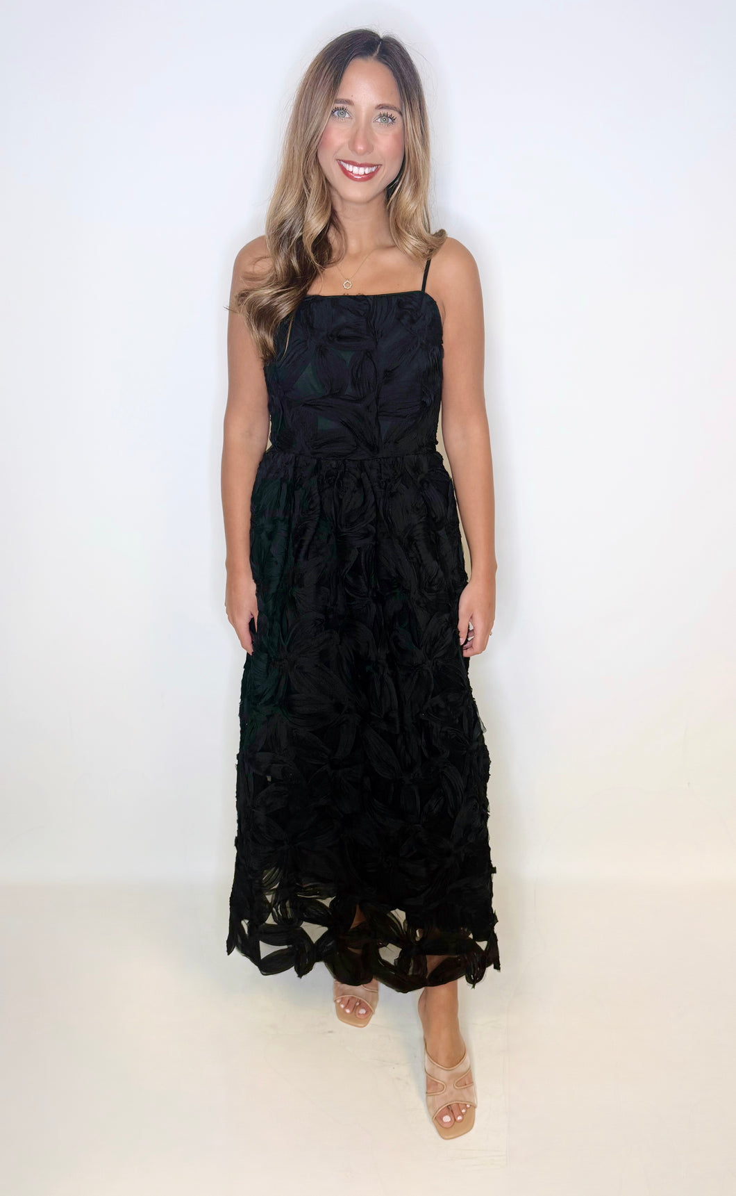 Carrie Lace Midi Dress