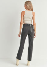 Load image into Gallery viewer, Coated Crop Flare Jeans
