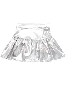 Slick Silver Skort