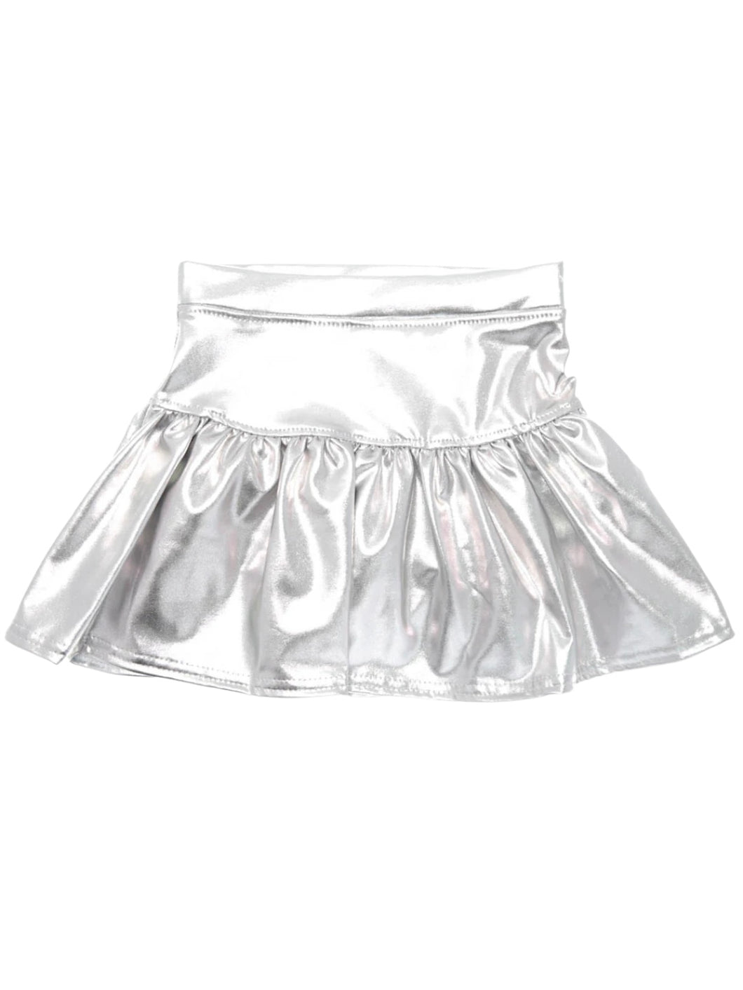 Slick Silver Skort