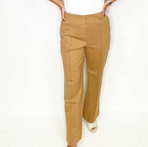 Camel Pull On Ponte' Pants