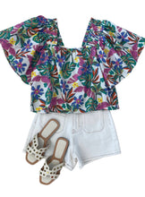 Load image into Gallery viewer, Palm Poplin Top
