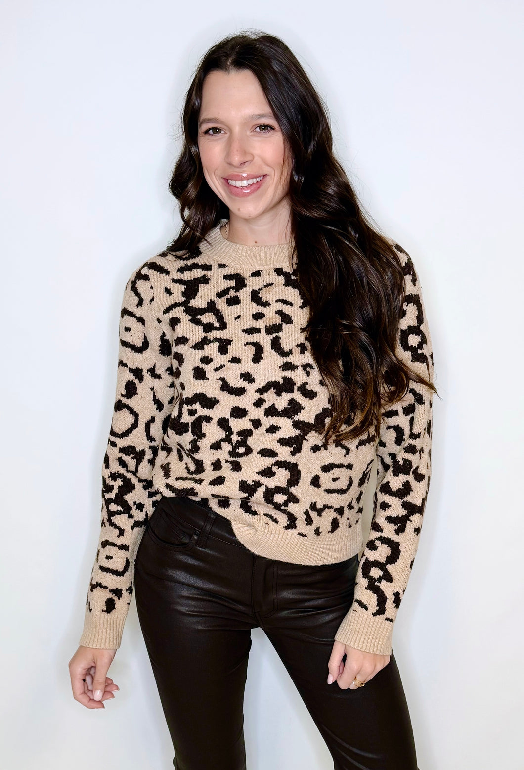 Gisela Leopard Sweater