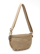 Load image into Gallery viewer, Gizelle Suede Tan Bag
