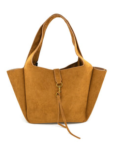 Suede Tote Bag