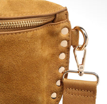 Load image into Gallery viewer, Gizelle Suede Camel Bag
