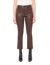 Load image into Gallery viewer, Linden Coated Crop Flare Jeans
