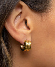 Load image into Gallery viewer, Nash Gold Hoops
