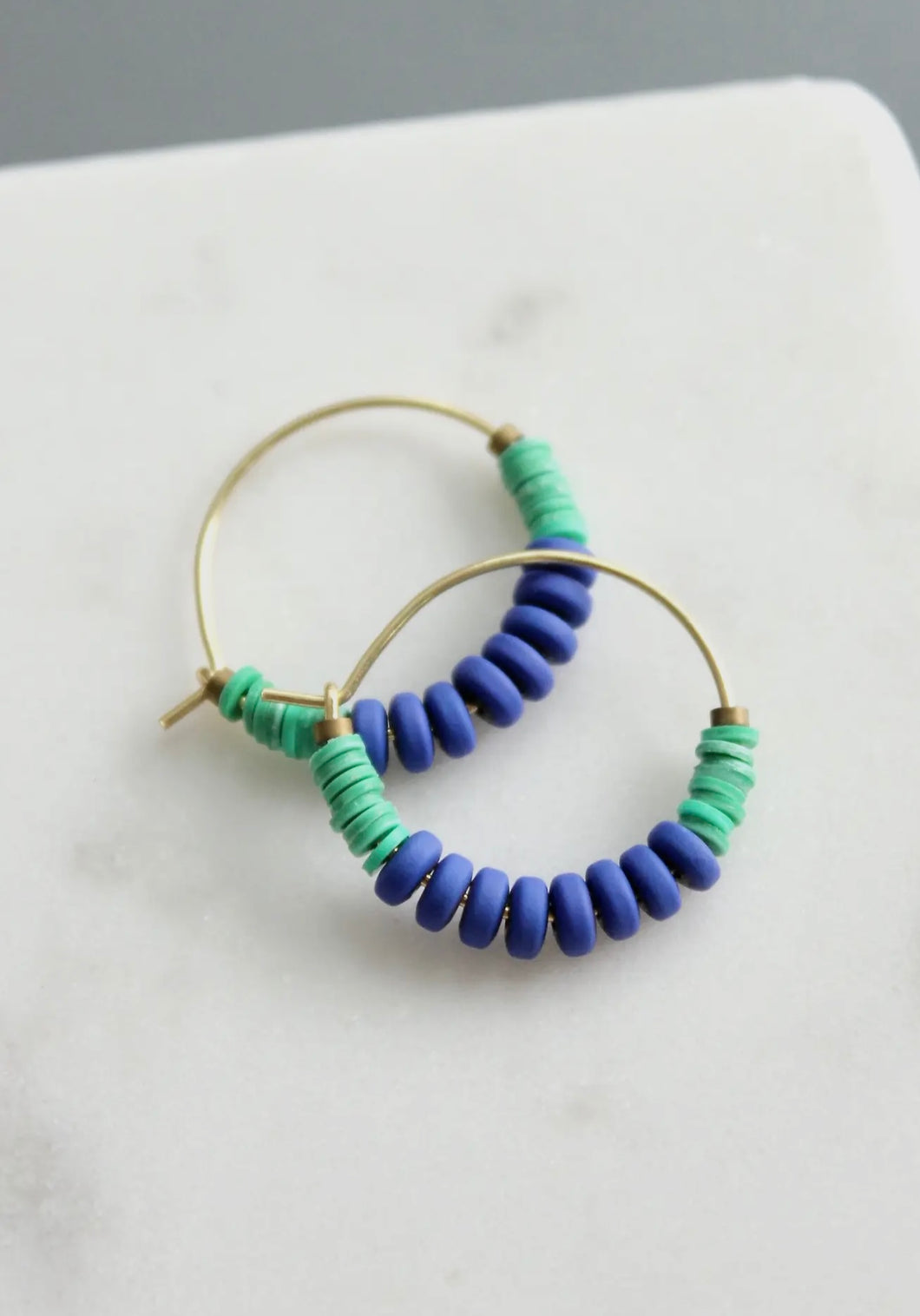Cobalt/Turqu Mini Hoops