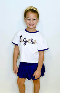 Girl's Tinsel Tiger Tee