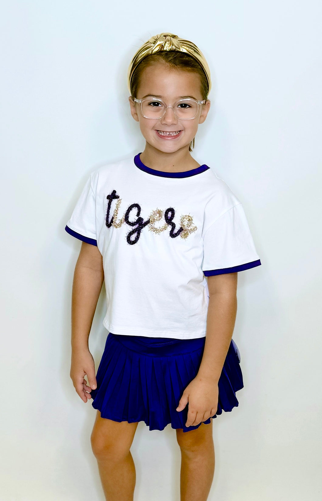 Girl's Tinsel Tiger Tee