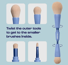 Load image into Gallery viewer, Overachieve 4 in 1 Makeup Brush
