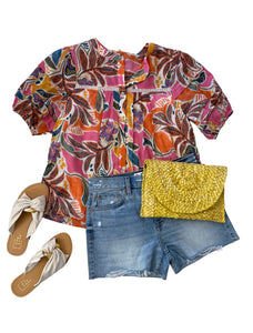 Peggy Printed Top