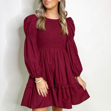 Load image into Gallery viewer, Smocked L/S Dress
