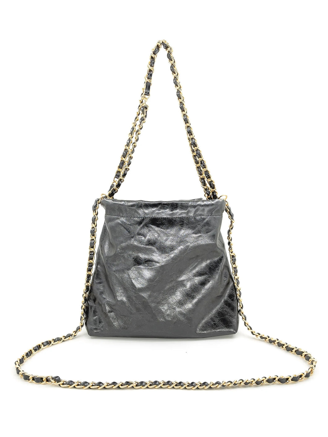 Black Crinkle Bag