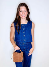Load image into Gallery viewer, Cornflower Denim Vest

