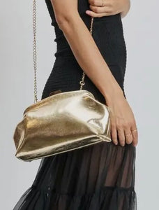 Camille Gold Clutch
