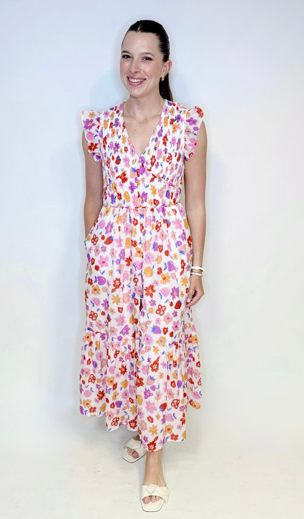 Cherry Midi Dress