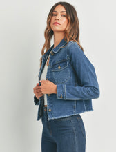 Load image into Gallery viewer, Fray Denim Jacket
