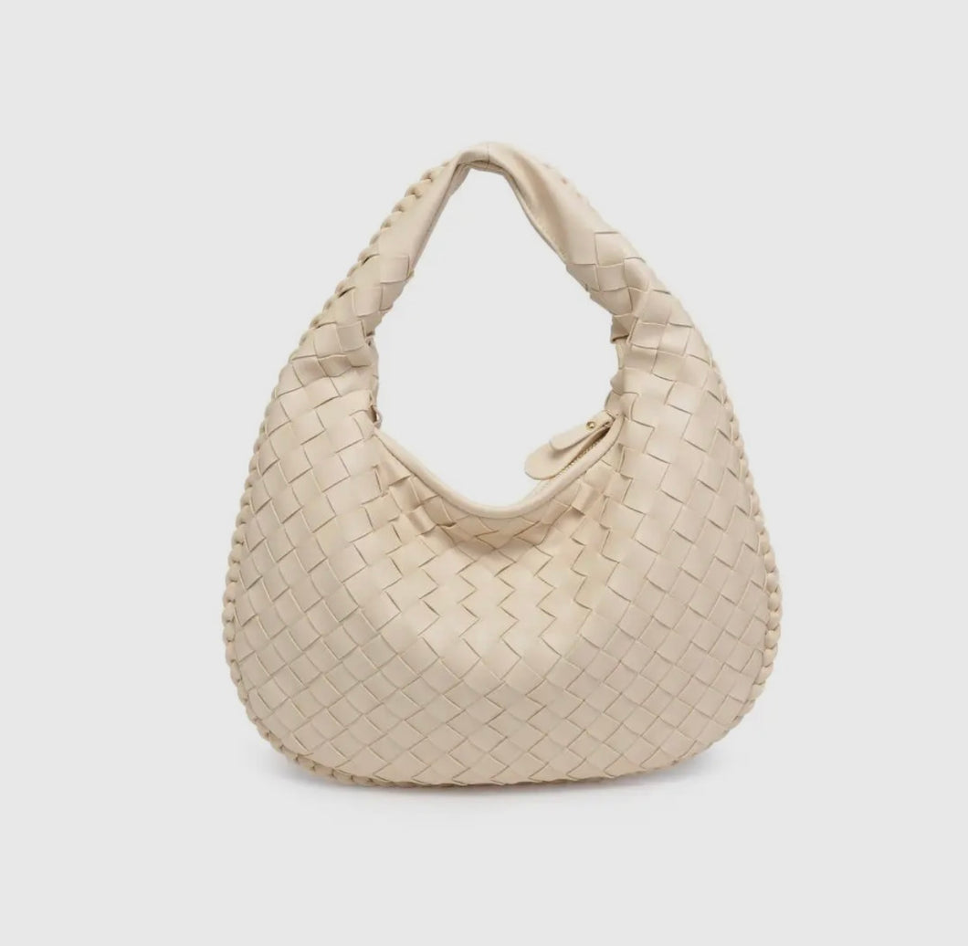 Wendy Oatmilk Woven Bag